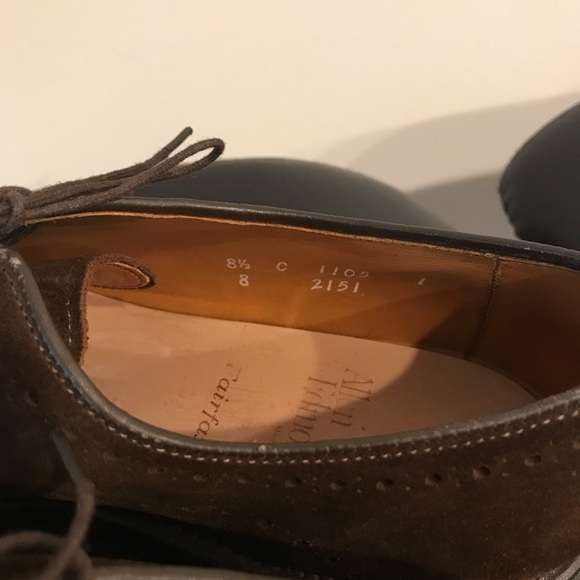 Allen Edmonds fairfax suede wholecut 8.5C NEW! - Picture 8 of 8